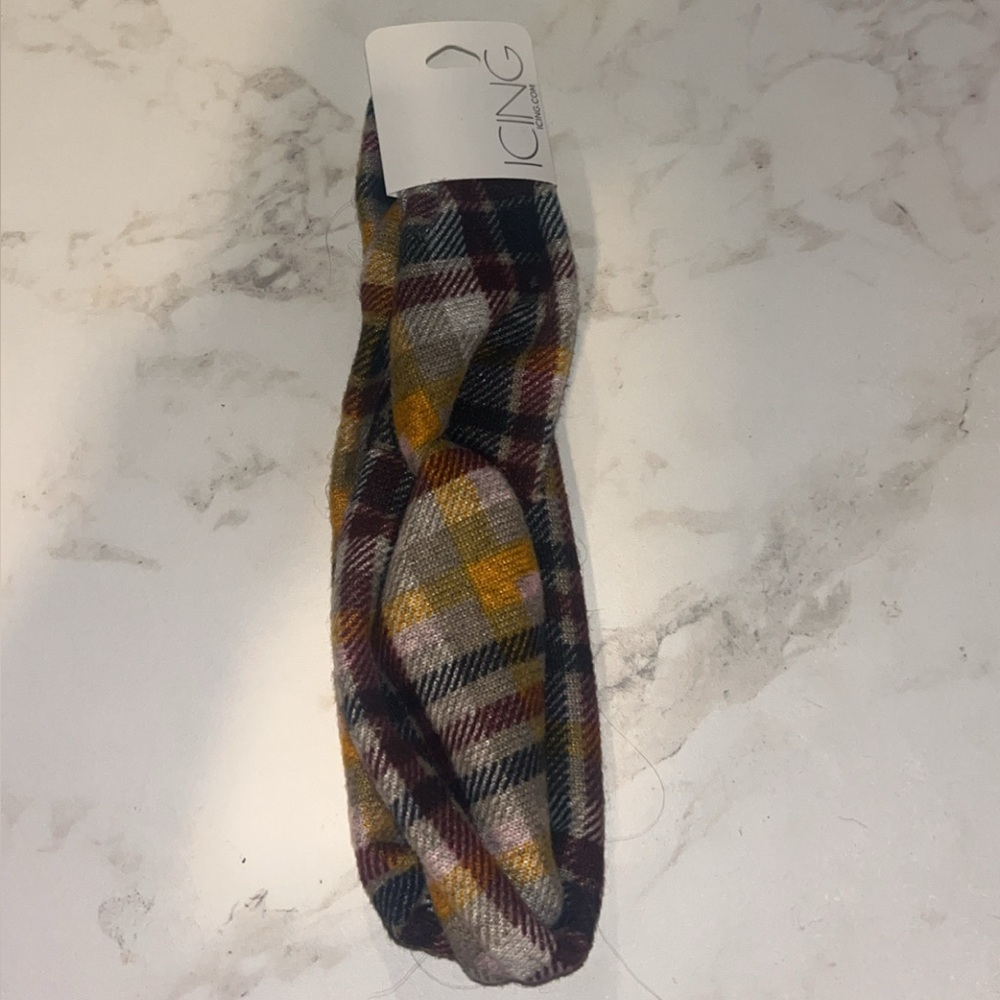 Plaid Flannel-like Headband